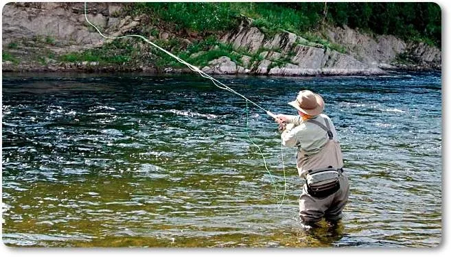 La pesca del salmón puede resultar un deporte realmente costoso. - wikipeces.net